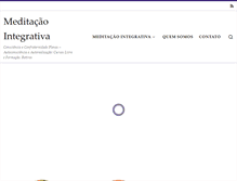 Tablet Screenshot of meditacao.org.br